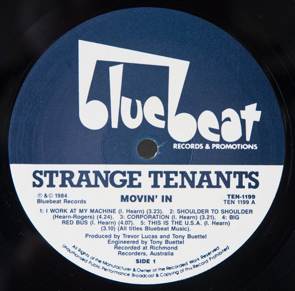 Strange Tenants – Movin In LP vinyl record, image 3 of 6