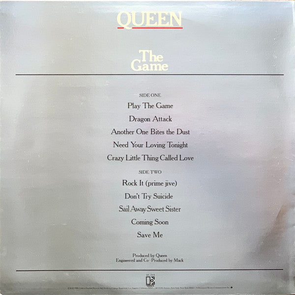 Queen – The Game LP vinyl record, image 8 of 10