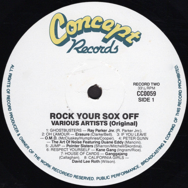 Various – Rock Your Sox Off (2xLP) LP vinyl record, image 6 of 7