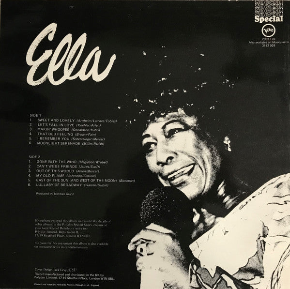 Ella Fitzgerald – Ella LP vinyl record, image 2 of 4