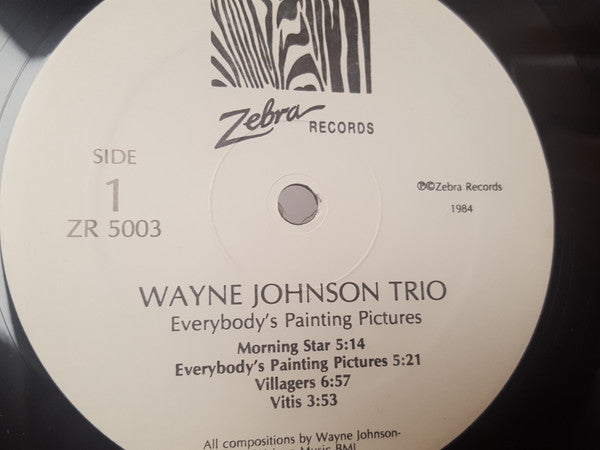 Wayne Johnson Trio – Everybody's Painting Pictures LP vinyl record, image 3 of 4