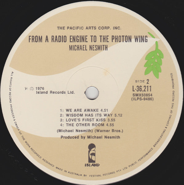 Michael Nesmith – From A Radio Engine To The Photon Wing LP vinyl record, image 4 of 6