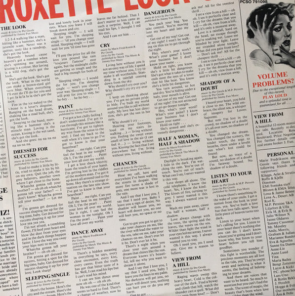 Roxette – Look Sharp! LP vinyl record, image 6 of 6