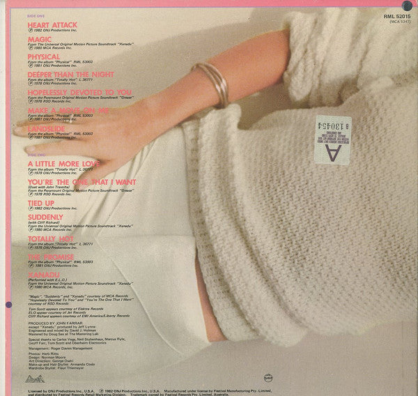 Olivia Newton-John – Olivia's Greatest Hits Vol. 3 LP vinyl record, image 7 of 7