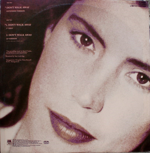 Toni Childs – Don't Walk Away 12" vinyl record, image 2 of 4
