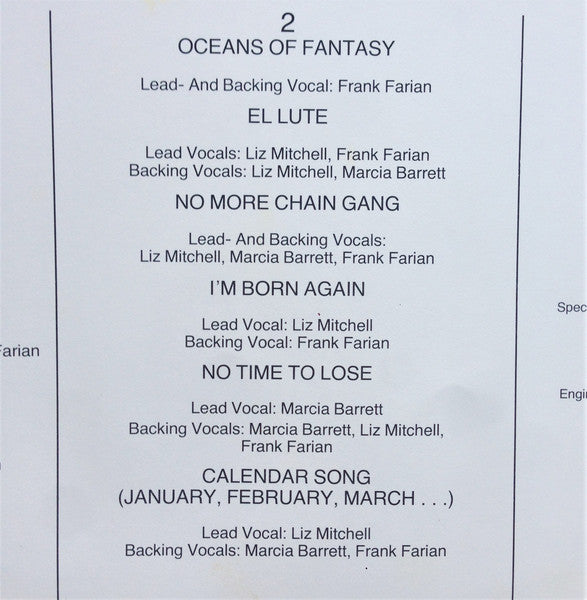 Boney M. – Oceans Of Fantasy LP vinyl record, image 10 of 10