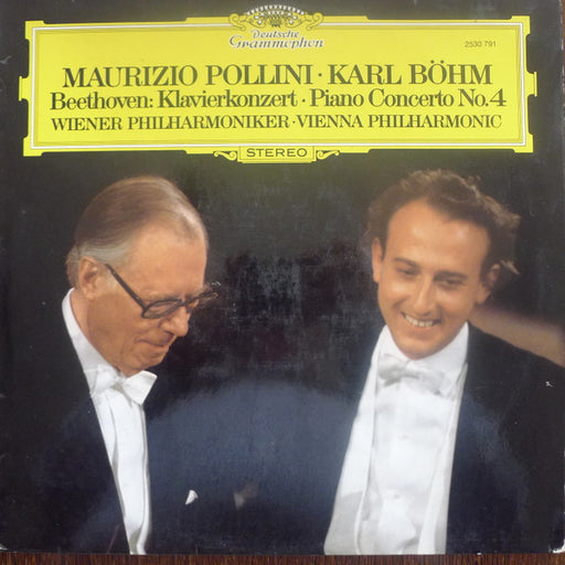 Maurizio Pollini, Karl Böhm, Ludwig van Beethoven, Wiener Philharmoniker, Wiener Philharmoniker – Klavierkonzert = Piano Concerto No.4 LP vinyl record, image 1 of 8