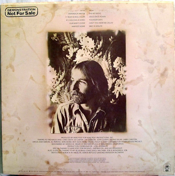 Herb Pedersen – Southwest LP vinyl record, image 2 of 6