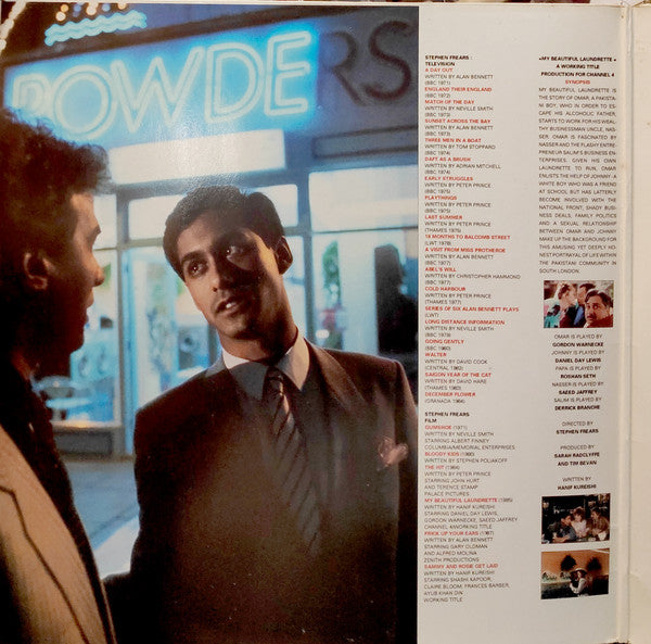 Stanley Myers – Music From The Films My Beautiful Laundrette/Wish You Were Here/Sammy And Rosie Get Laid LP vinyl record, image 4 of 7