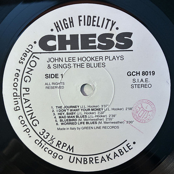 John Lee Hooker – Plays & Sings The Blues LP vinyl record, image 3 of 7