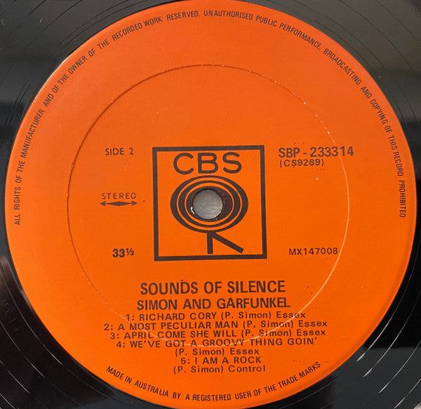 Simon & Garfunkel – Sounds Of Silence LP vinyl record, image 4 of 4