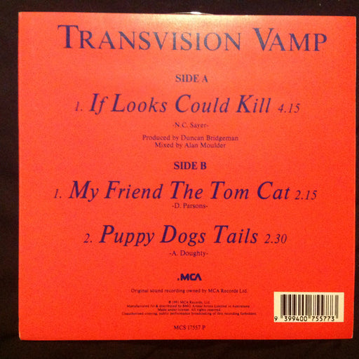 Transvision Vamp – If Looks Could Kill