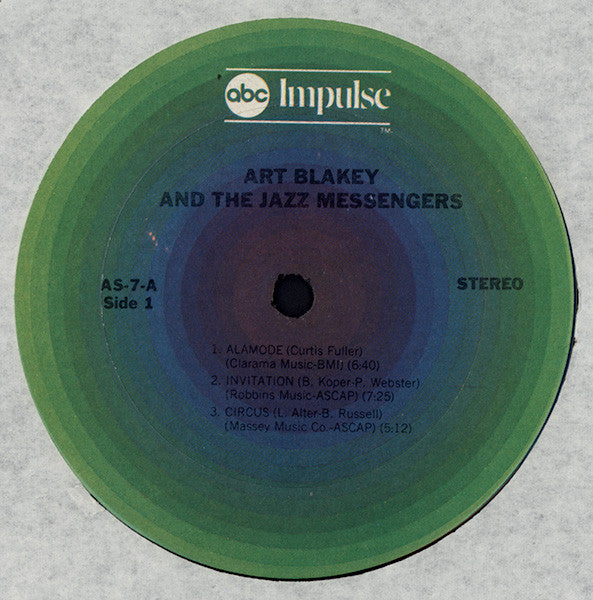 Art Blakey & The Jazz Messengers – Art Blakey! Jazz Messengers! LP vinyl record, image 5 of 6