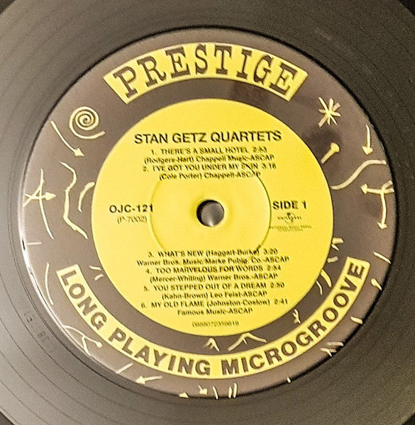Stan Getz – Stan Getz Quartets LP vinyl record, image 3 of 4