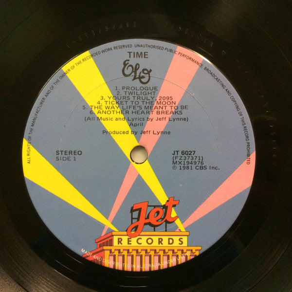 Electric Light Orchestra – Time LP vinyl record, image 3 of 6