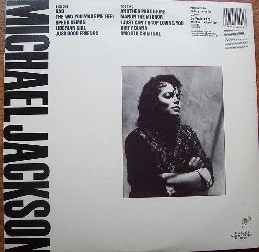Michael Jackson – Bad LP vinyl record, image 2 of 9