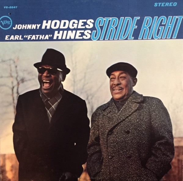 Johnny Hodges, Earl Hines – Stride Right LP vinyl record, image 1 of 4