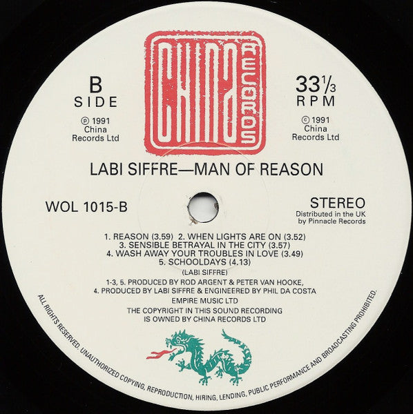 Labi Siffre – Man Of Reason LP vinyl record, image 4 of 6