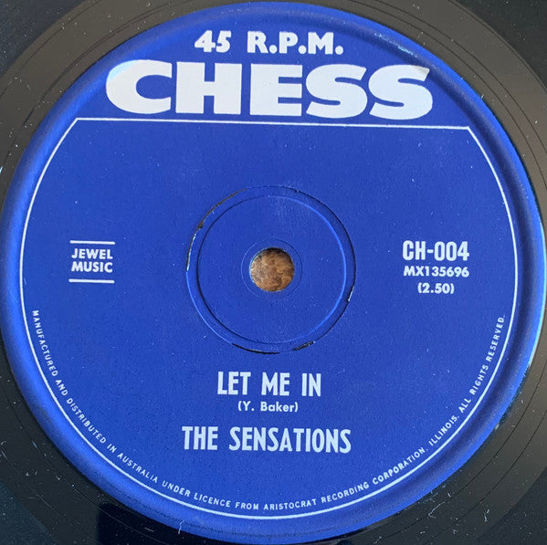 The Sensations – Let Me In 7" vinyl record, image 1 of 3