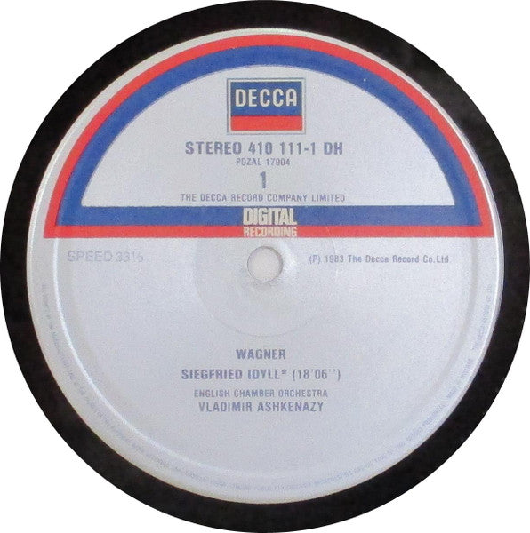 Richard Wagner, Arnold Schoenberg, English Chamber Orchestra, Vladimir Ashkenazy – Siegfried Idyll / Verklärte Nacht LP vinyl record, image 3 of 4