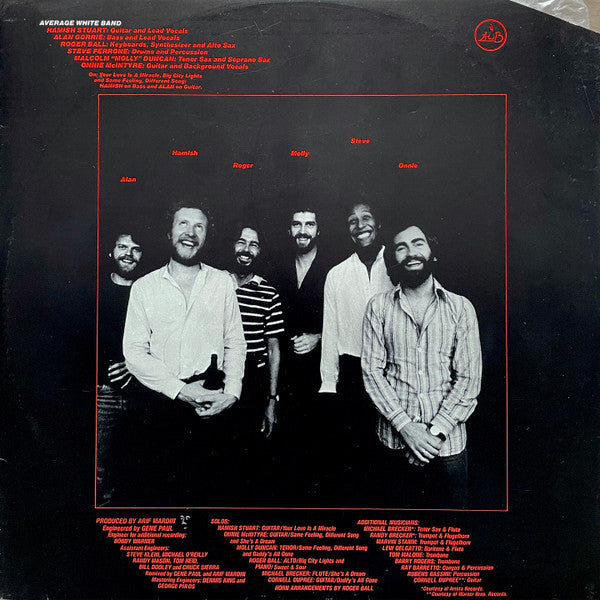 Average White Band – Warmer Communications LP vinyl record, image 5 of 6