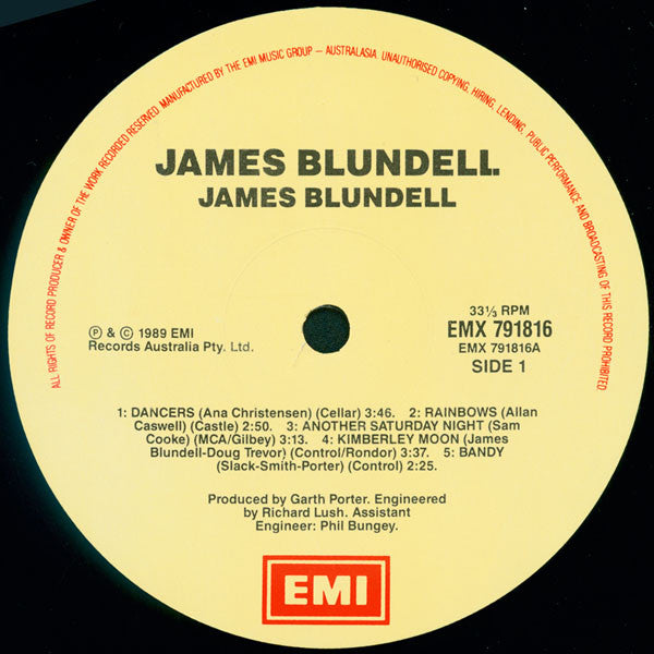 James Blundell – James Blundell LP vinyl record, image 3 of 6