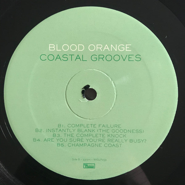 Blood Orange – Coastal Grooves LP vinyl record, image 5 of 6