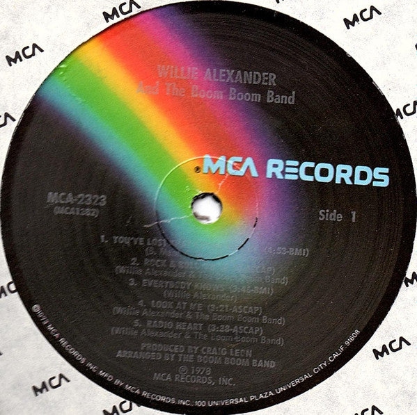 Willie Alexander & The Boom Boom Band – Willie Alexander And The Boom Boom Band LP vinyl record, image 3 of 4