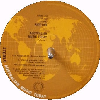 Various – Australian Music Today - Volume I LP vinyl record, image 4 of 4