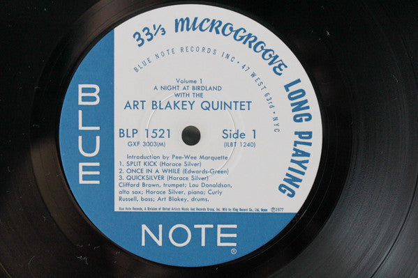 Art Blakey Quintet – A Night At Birdland Volume 1 LP vinyl record, image 4 of 7