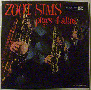 Zoot Sims – Zoot Sims Plays Four Altos LP vinyl record, image 2 of 6