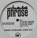 Phrase – Here Now / Talk With Force 12" vinyl record, image 2 of 2
