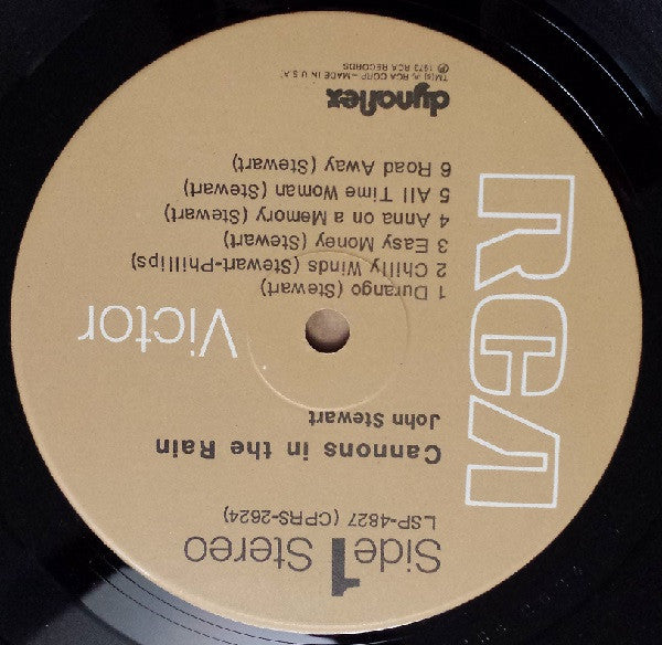John Stewart – Cannons In The Rain LP vinyl record, image 3 of 4