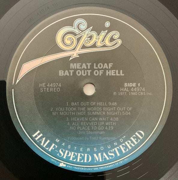Meat Loaf – Bat Out Of Hell LP vinyl record, image 3 of 9