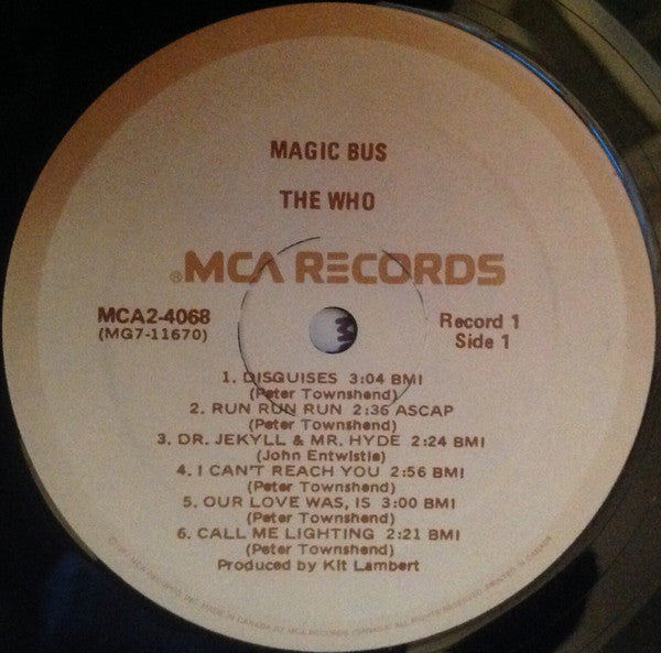 The Who – Magic Bus / The Who Sings My Generation LP vinyl record, image 5 of 8