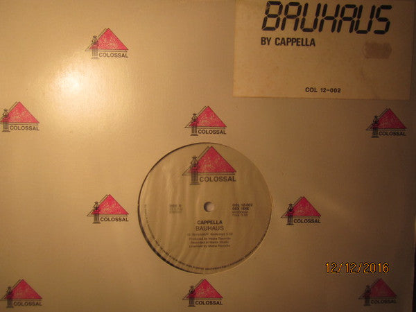 Cappella – Bauhaus 12" vinyl record, image 3 of 3