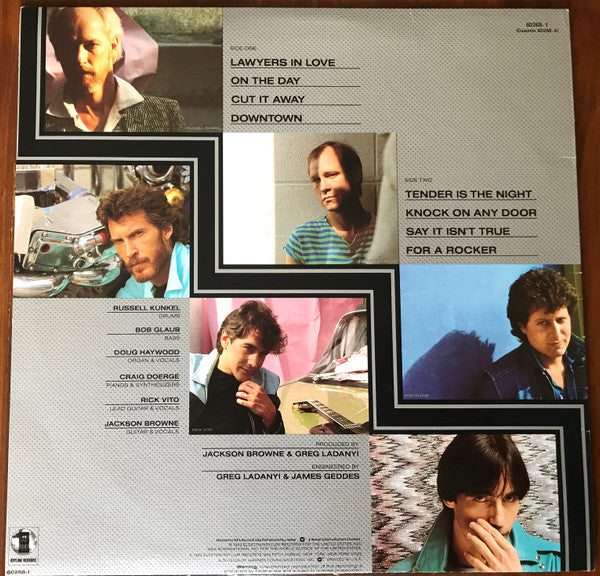 Jackson Browne – Lawyers In Love LP vinyl record, image 2 of 5