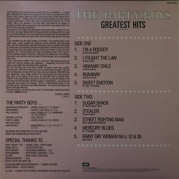 The Party Boys – Greatest Hits (Of Other People) LP vinyl record, image 2 of 6