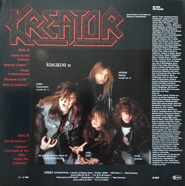 Kreator – Pleasure To Kill LP vinyl record, image 2 of 8