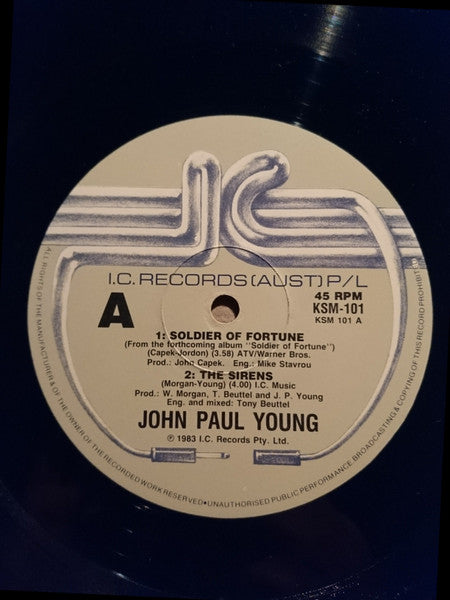 John Paul Young – Soldier Of Fortune 12" vinyl record, image 3 of 4