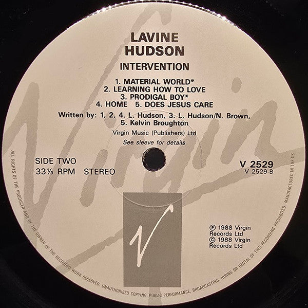 Lavine Hudson – Intervention LP vinyl record, image 4 of 9