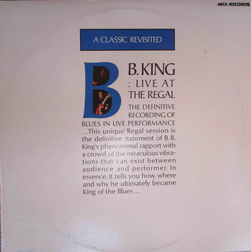 B.B. King – Live At The Regal LP vinyl record, image 1 of 4
