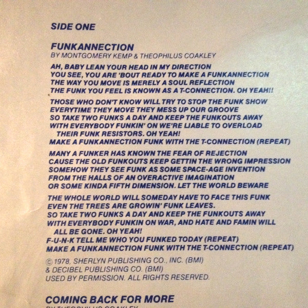 T-Connection – T-Connection LP vinyl record, image 4 of 6