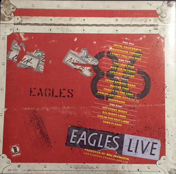 Eagles – Eagles Live (2xLP) LP vinyl record, image 2 of 3
