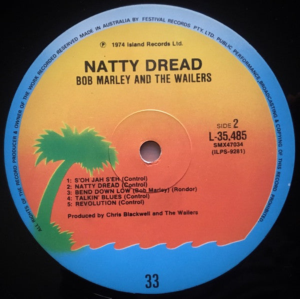 Bob Marley & The Wailers – Natty Dread LP vinyl record, image 4 of 6