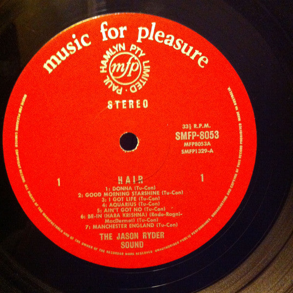 The Jason Ryder Sound – Music From The Sensational Hair LP vinyl record, image 5 of 5