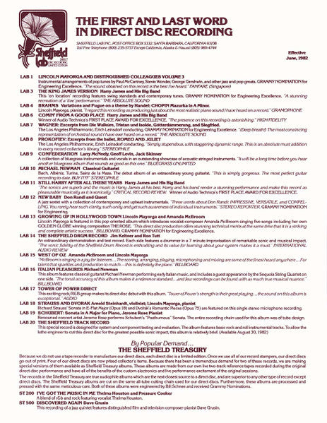 Robbie Buchanan, James Newton Howard, Lenny Castro, Nathan East, Michael Landau, Carlos Vega – The Sheffield Track Record LP vinyl record, image 5 of 6