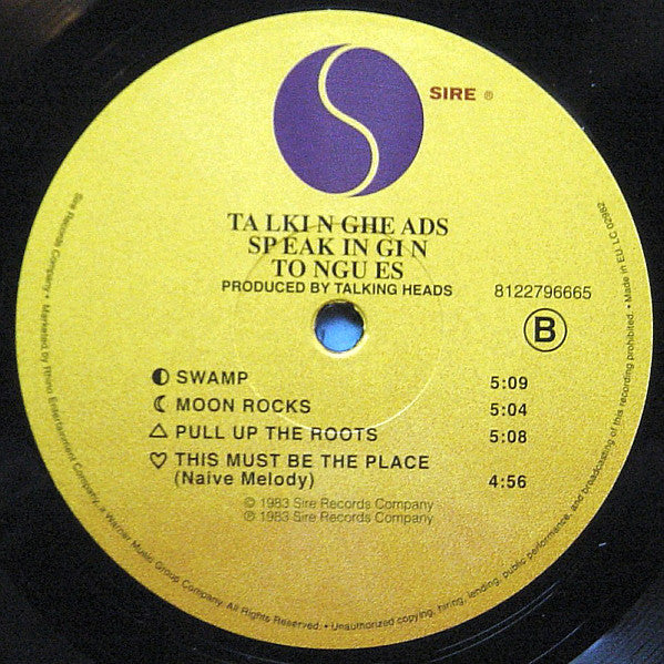 Talking Heads – Speaking In Tongues LP vinyl record, image 4 of 7