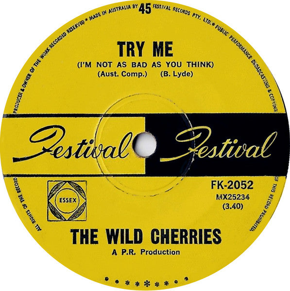 The Wild Cherries – That's Life 7" vinyl record, image 2 of 2
