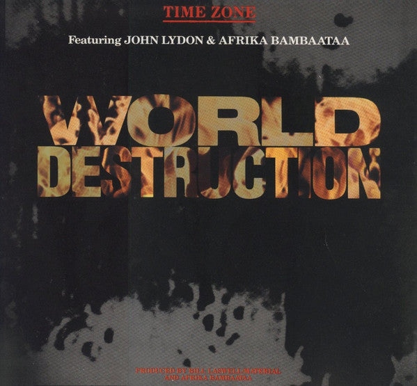 Time Zone – World Destruction 12" vinyl record, image 5 of 5